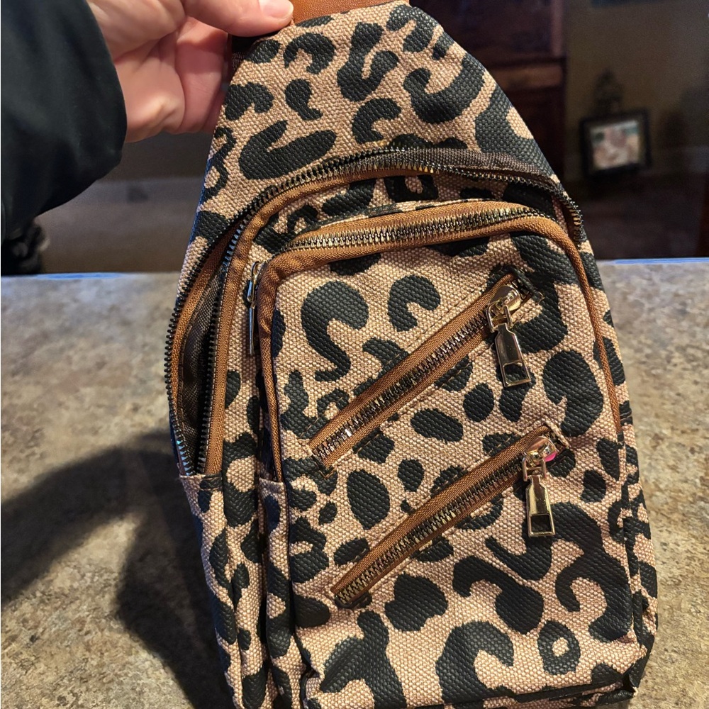 Leopard Print Women's Backpack